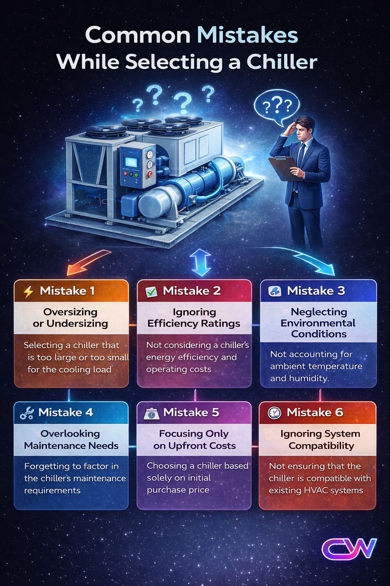Common Mistakes While Selecting a Chiller