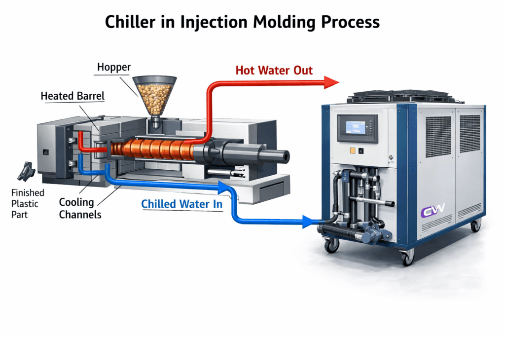 chiller for injection molding